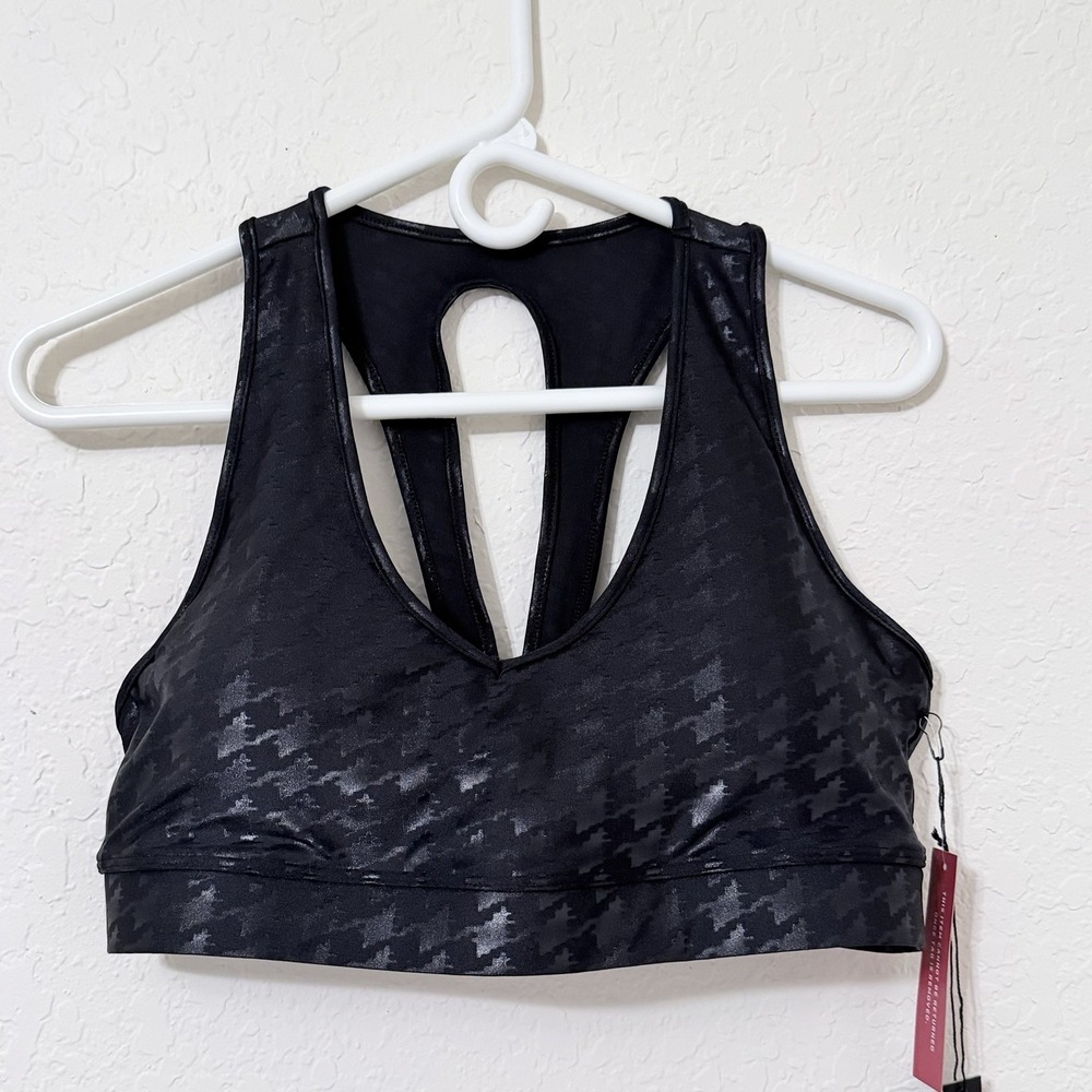 NEW Carbon 38 Women's Sports Bra XL‎ Black Action 2.0 Takara Shine NWT Workout